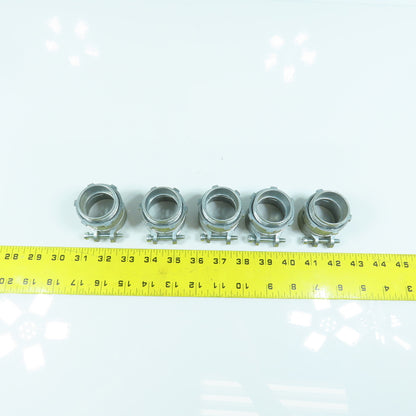 1-1/4" Threaded Flexible Metal Conduit Squeeze Connector Lot Of 5