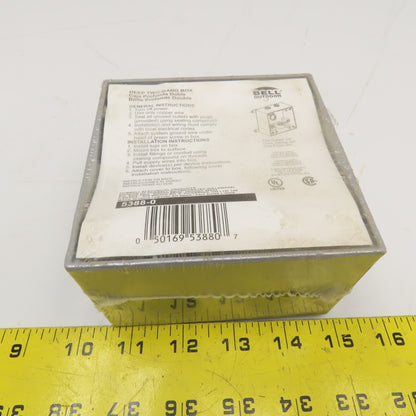 Hubbell 5388-0 2-5/8" Deep 2 Gang Electrical Box 3/4" Hubs