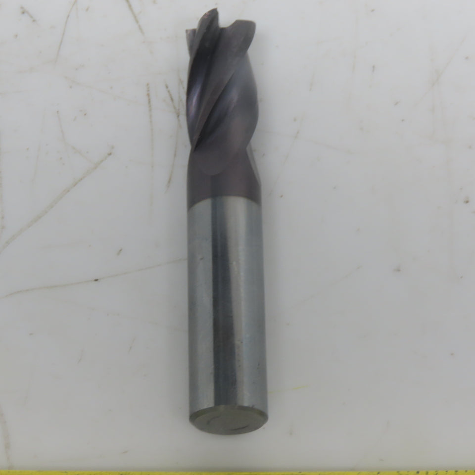 Metal Removal 1/2 x 1/2 x 1 x 3 Tialn 4F Center Cutting End Mill