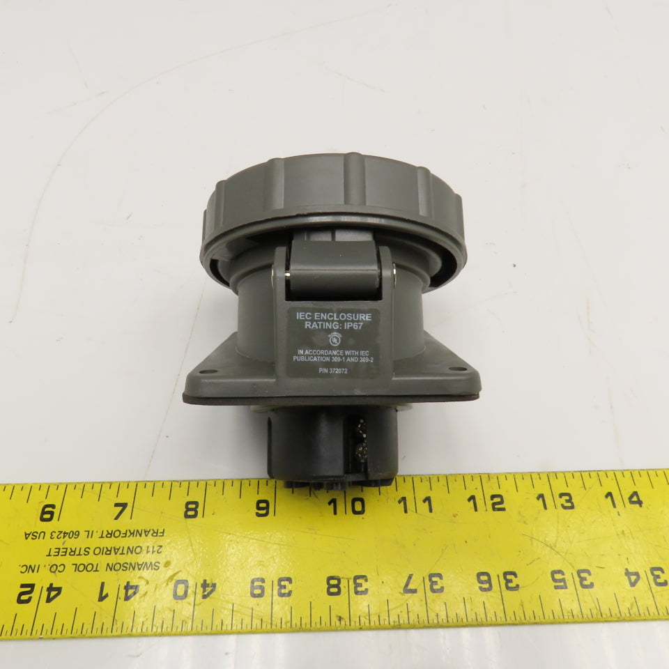 Pass & Seymour PS430R9-W Pin & Sleeve Watertight Receptacle 30A 3Ph 250V 3P 4W