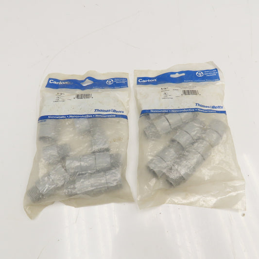 Carlon PS430R9-W 1/2" PVC Conduit Adaptor Fitting Lot of 30