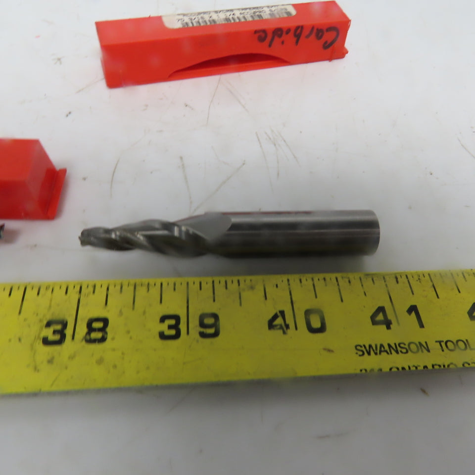 Accupro 12177539 Tapered Carbide End Mill 7 ° per Side 3/16 x 1-1/4" 3F Lot/2"