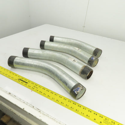 Picoma 2-1/2" 45° Degree Elbow Steel Galvanized Rigid Male x Male Lot Of 4