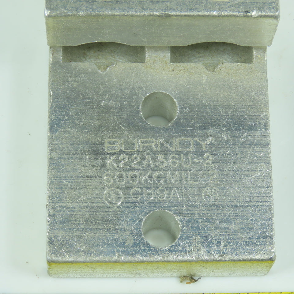 Burndy K22A36U-2 Universal Mechanical Lug & Terminal 2 AWG 4 Conductor