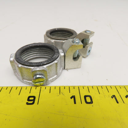 O-Z Gedney AEC GIB-BUI 1" Insulated Grounding Bushing Lot Of 2