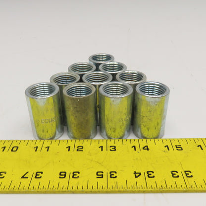 ECUSA-J 1/2" Steel Conduit Coupling Lot Of 10
