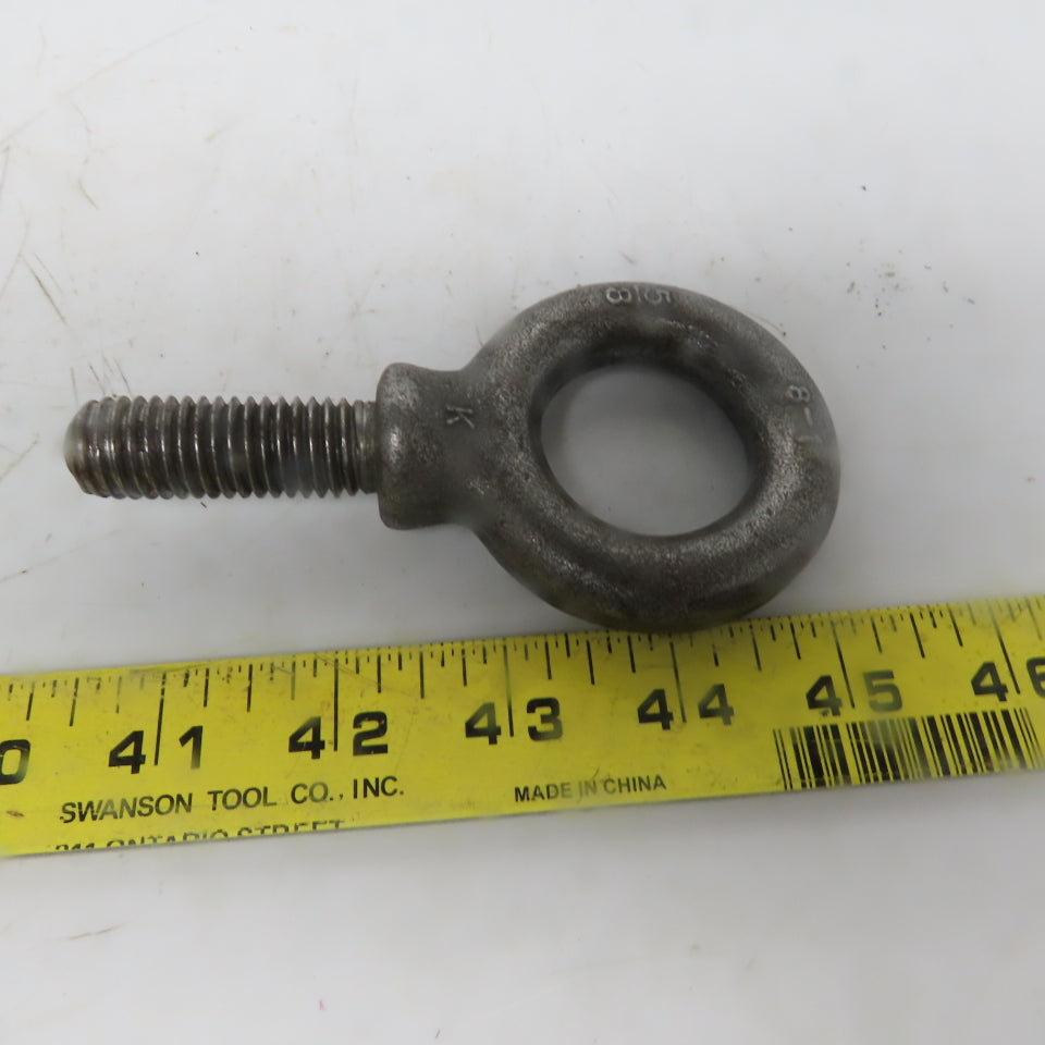 Ken 8-1 5/8-11 x 2" Shoulder Style HD Forged Lifting Eye Bolt Lot of 4 USA