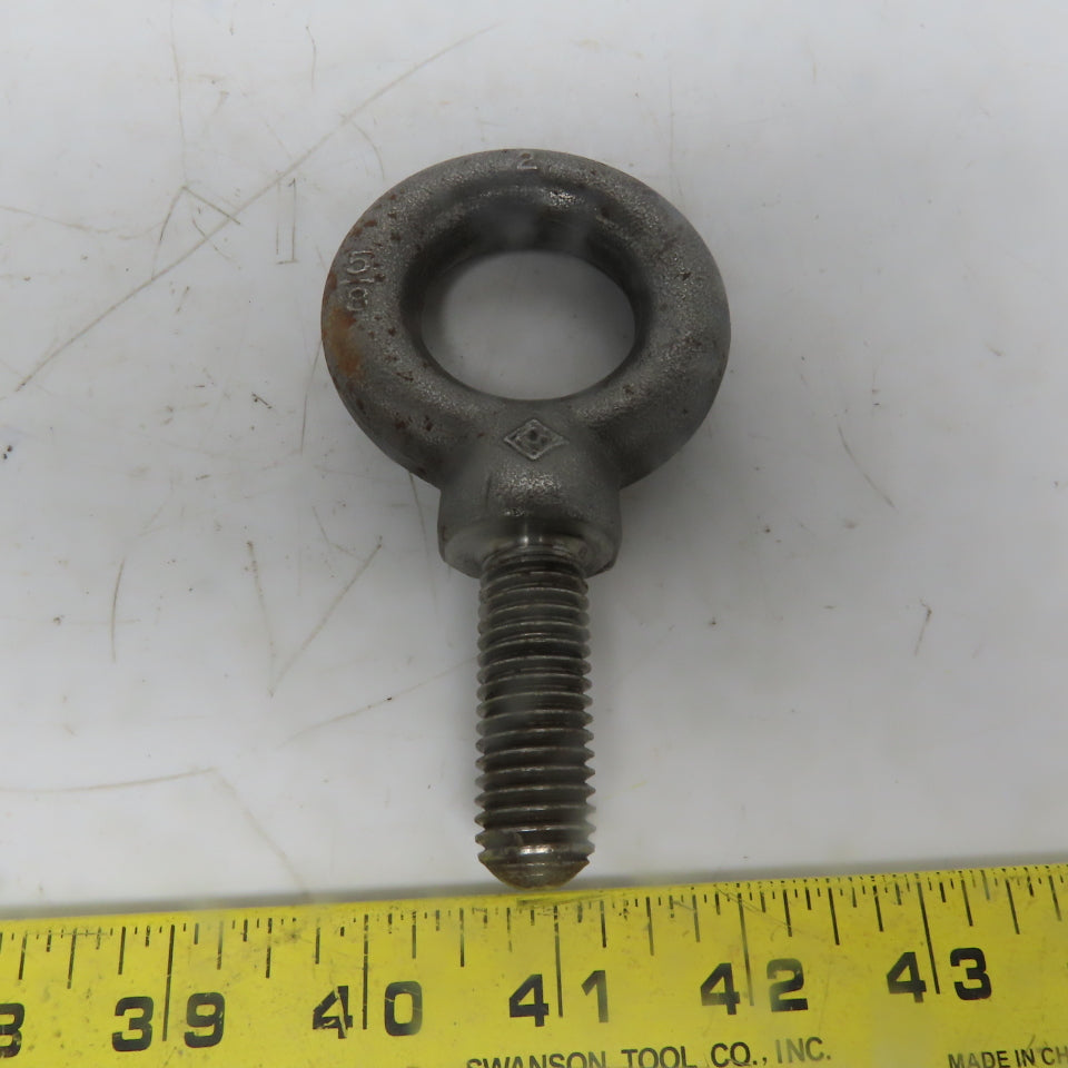 Domestic 5/8-11 x 2" Shoulder Style HD Forged Lifting Eye Bolt Lot of 3 USA