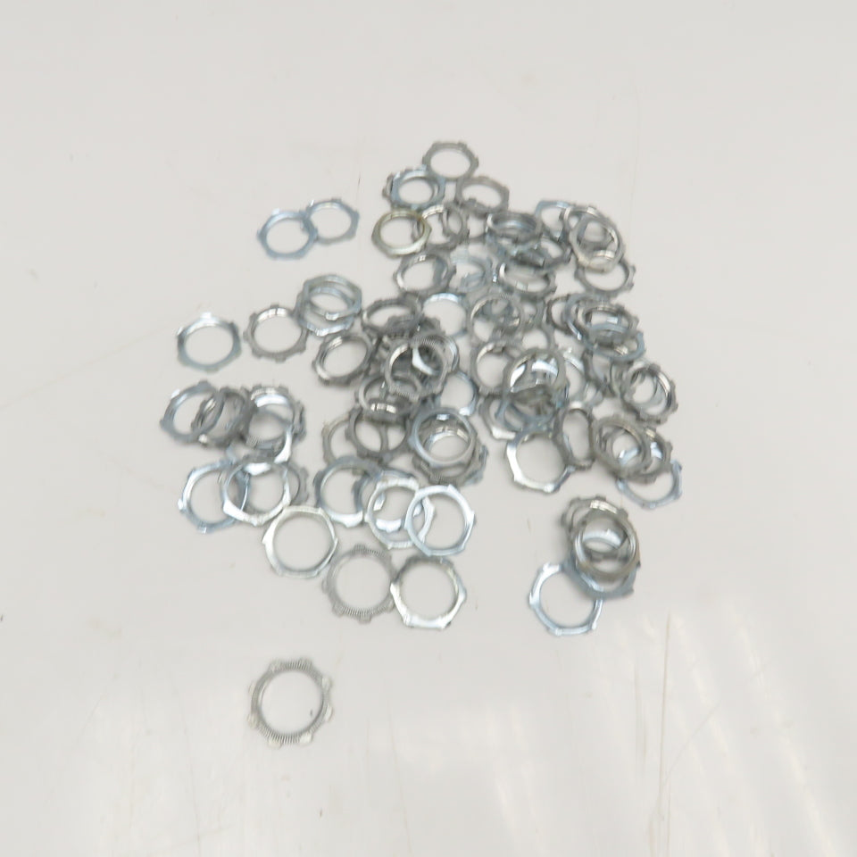 Bridgeport 102-DC 3/4" Conduit Locknut Lot Of 96