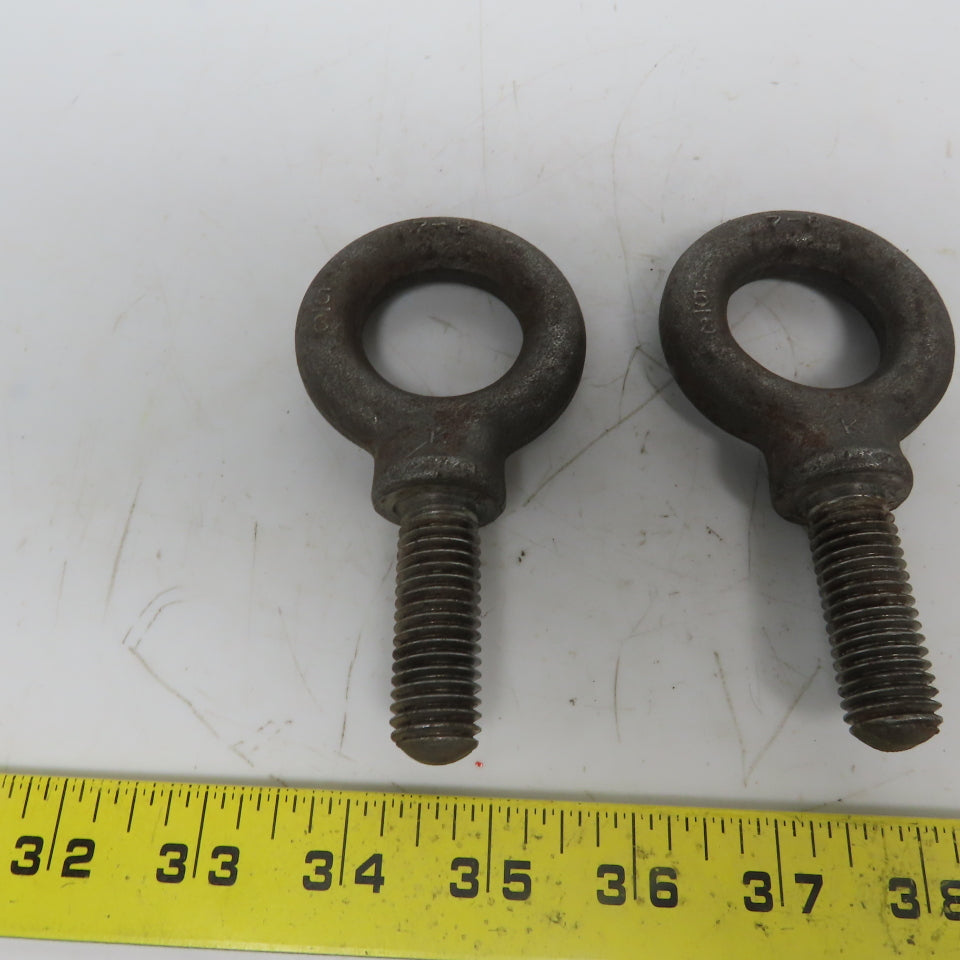 Ken 7-8 5/8-11 x 2" Shoulder Style HD Forged Lifting Eye Bolt Lot of 3