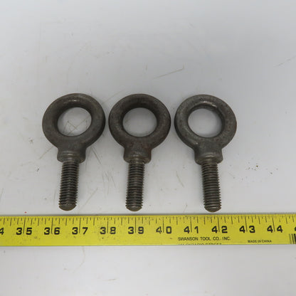 Ken 7-8 5/8-11 x 2" Shoulder Style HD Forged Lifting Eye Bolt Lot of 3