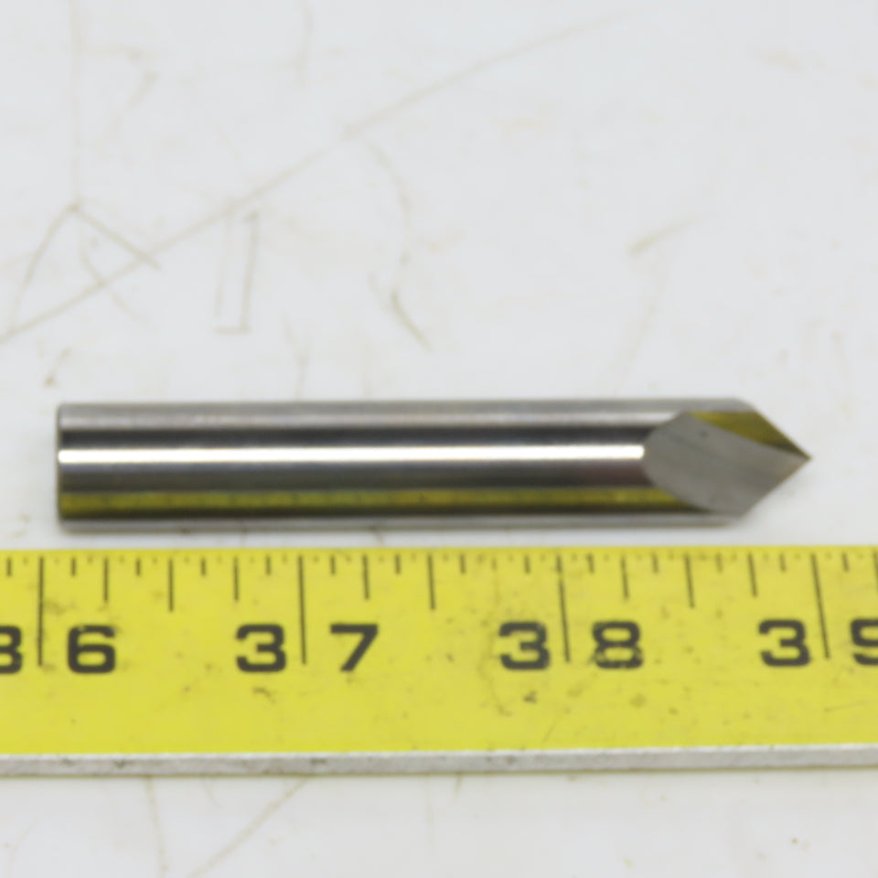 Harvey 960445 Chamfer Mill 45° 2 Flutes Solid Carbide 3" OAL 1/2" Shank