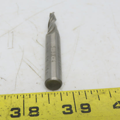 Wolverine 5-BX-4 5° Tapered HSS End Mill USA 3-3/4" OAL 1-1/8" Loc USA
