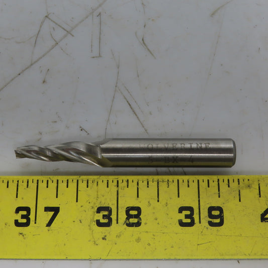 Wolverine 5-BX-4 5° Tapered HSS End Mill USA 3-3/4" OAL 1-1/8" Loc USA