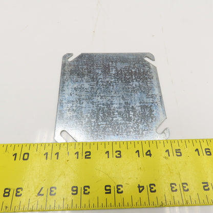 Raco 752 4" Galvanized Square Blank Box Cover NOS Lot Of 37