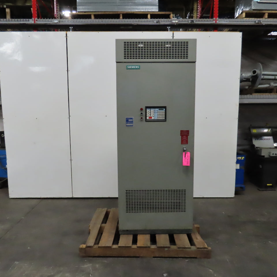 Siemens 6SE85-100-4C 100HP 120A AC Drive 460V 3PH Input 0-460V 2-66Hz Output