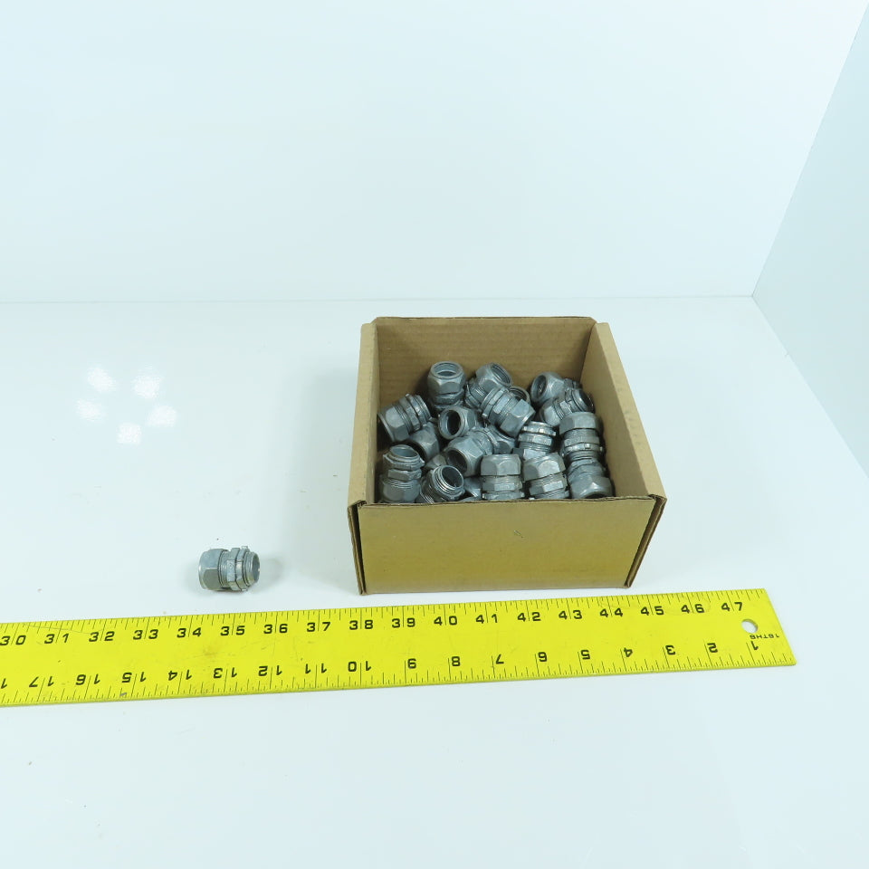 TC-601 1/2" Compression Conduit Connector EMT Lot Of 35