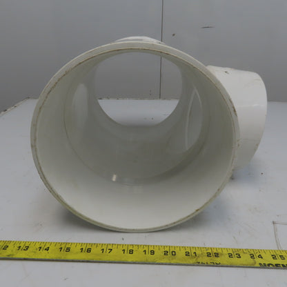 8 x 6 x 8 Tee PVC Pipe Fitting Schedule 40 Female Socket