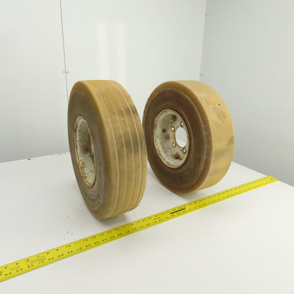 Nitco DuroSoft SRB Solid Cushion Tire & Rim 5.00-8 From Cushman Titan SOBR Lot/2