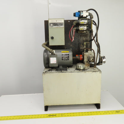 Graham T10V 10 Gallon 1.5HP Hydraulic Power Unit 208-230/460V 3PH 4.5A 1740RPM