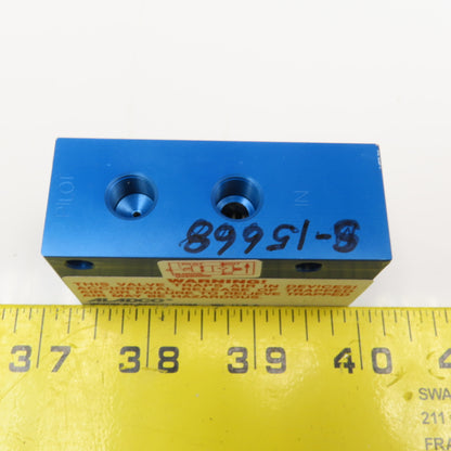 Aladco Nu-Check 511201 Pneumatic N/C Check Valve Manual Override 1/4"NPT