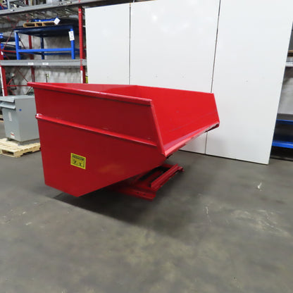 5 CU Yard Heavy Duty Self Dumping Trash Scrap Chip Hopper