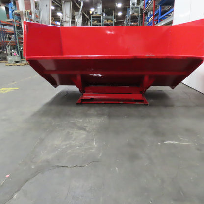 5 CU Yard Heavy Duty Self Dumping Trash Scrap Chip Hopper