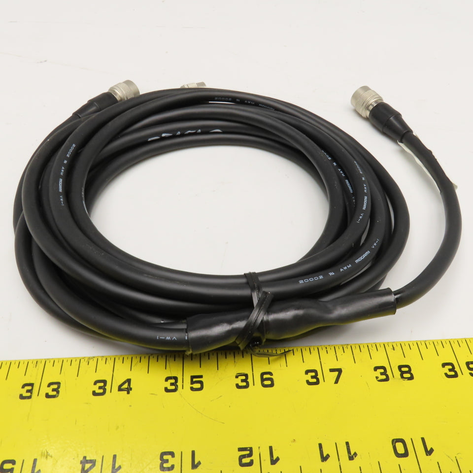 Hirose VHVP-2XC-2D2M Splitter Video Media Cable 12 Pin Female x Male-Male 2M