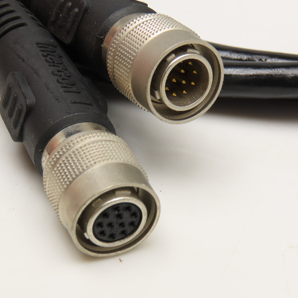 Intercon 1 Inc. VCP-2.0-S 12 Pin Male x Female Video Cable 2 Meter Lot Of 2
