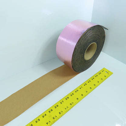 Foil Faced Bitumen Flashing Tape 33-3/4" Wide x 0.0725" Thick x 50' L
