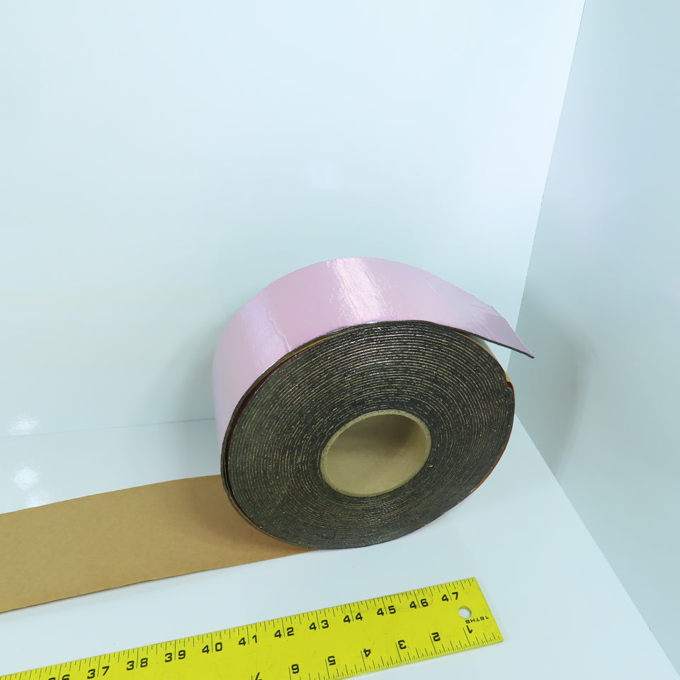 Foil Faced Bitumen Flashing Tape 33-3/4" Wide x 0.0725" Thick x 50' L