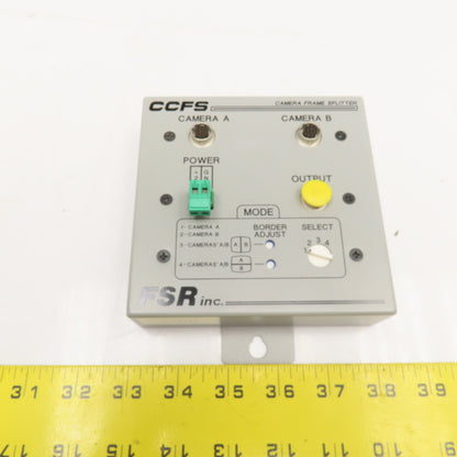 FSR Inc. CCFS-B/2W Camera Frame Splitter Device CCFS Black/White