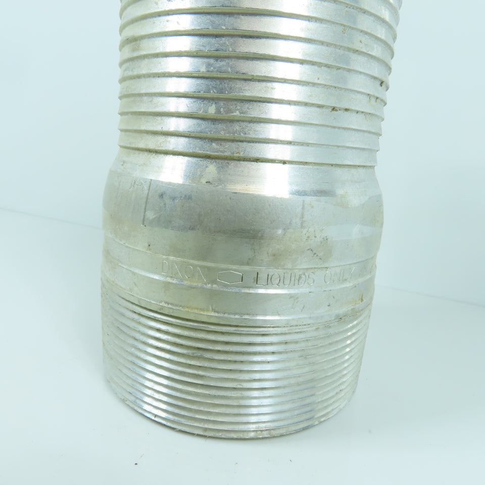 Dixon Liquids AST40 4" King Combo Aluminum Nipple NPT Threaded End No Knurl