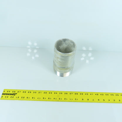 Dixon Liquids AST40 4" King Combo Aluminum Nipple NPT Threaded End No Knurl