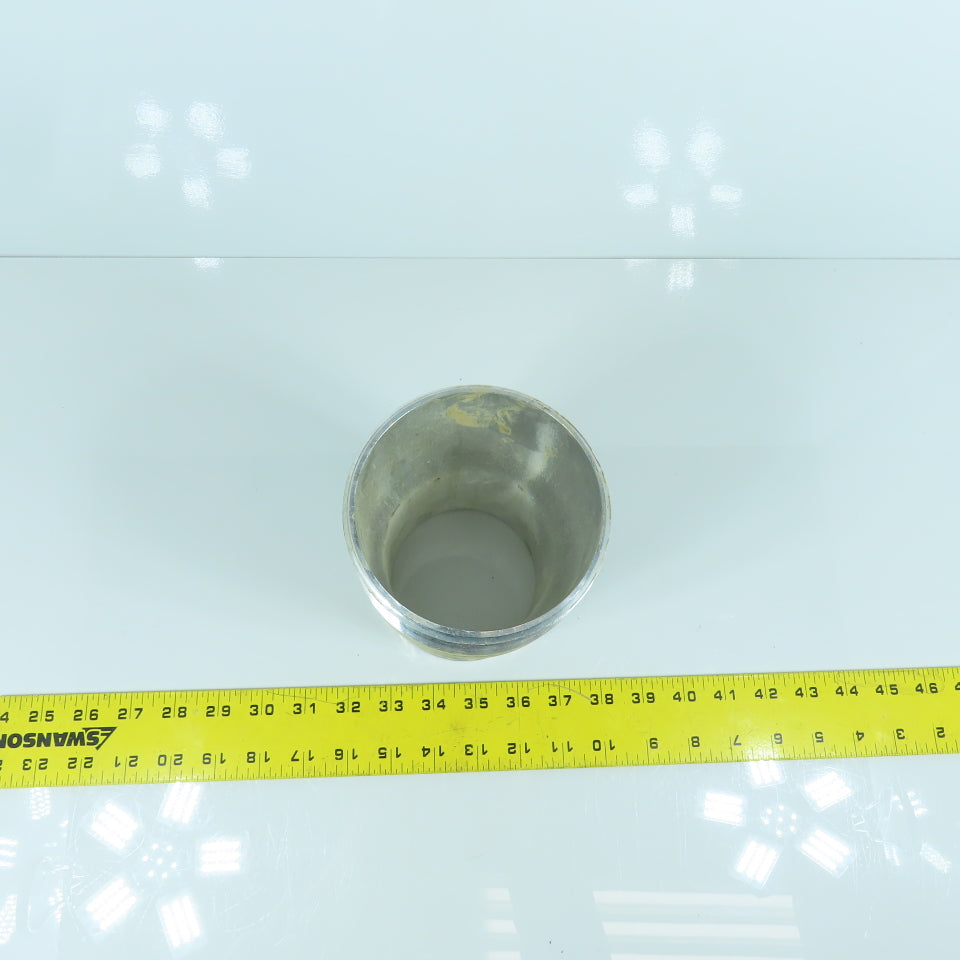 Dixon Liquids AST40 4" King Combo Aluminum Nipple NPT Threaded End No Knurl