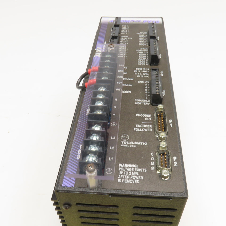 Tolomatic 3604-9639 Axiom Plus PV10 115-208/230V 0-500Hz 1/3 Phase Servo Drive