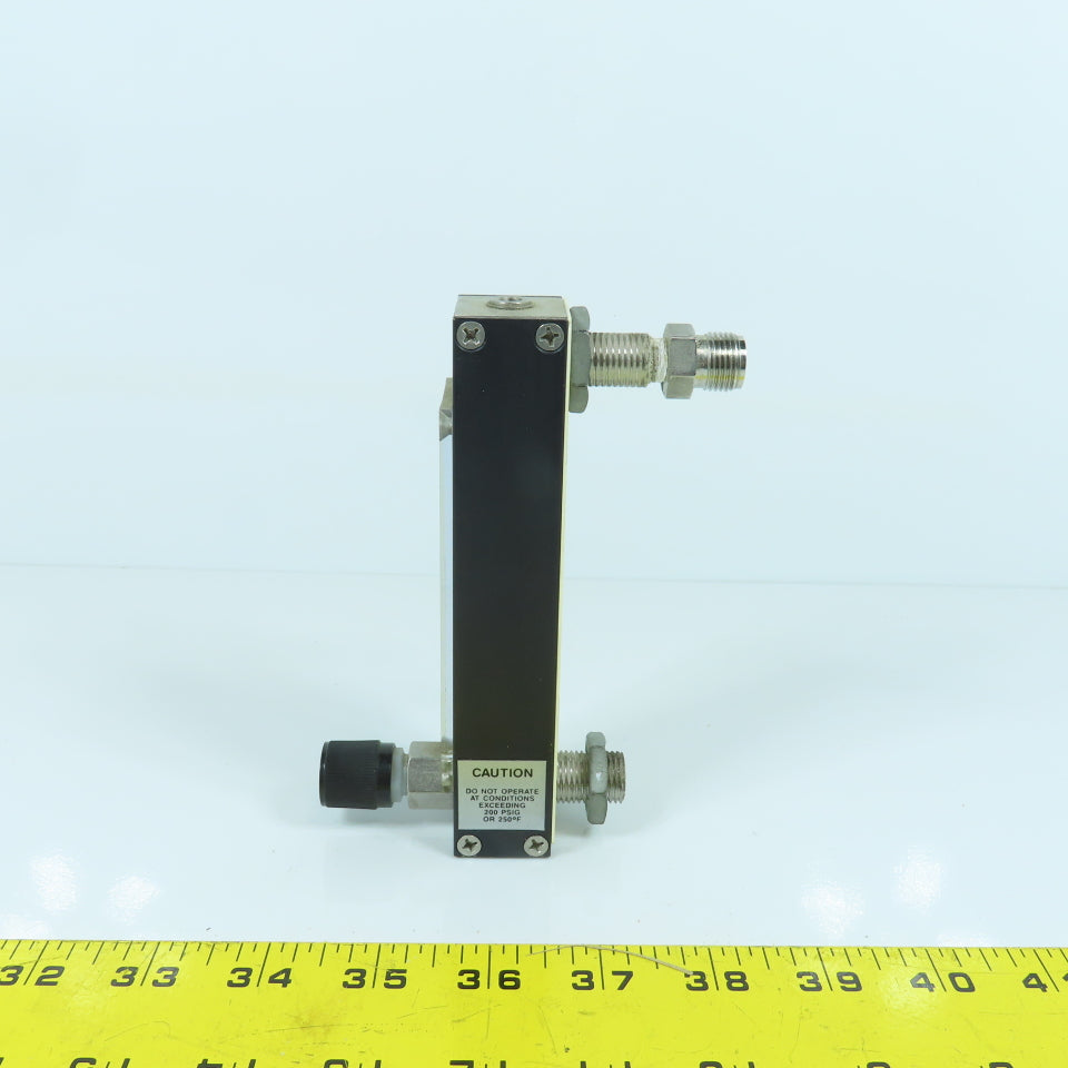 Gilmont GF-6341-1135 Accucal Laboratory Flowmeter 200PSIG Size 135 With Valve