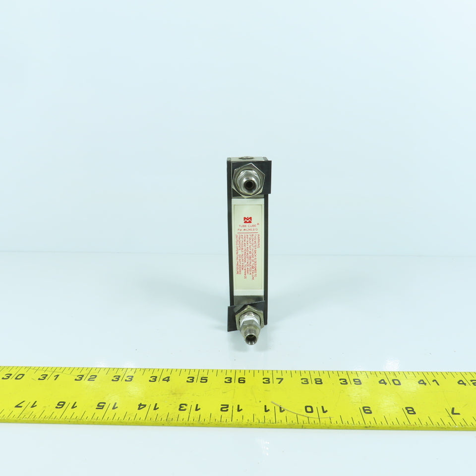 Matheson J1-4Y201-J209 FM-1000 Compact Flowmeter Stainless Steel With Valve