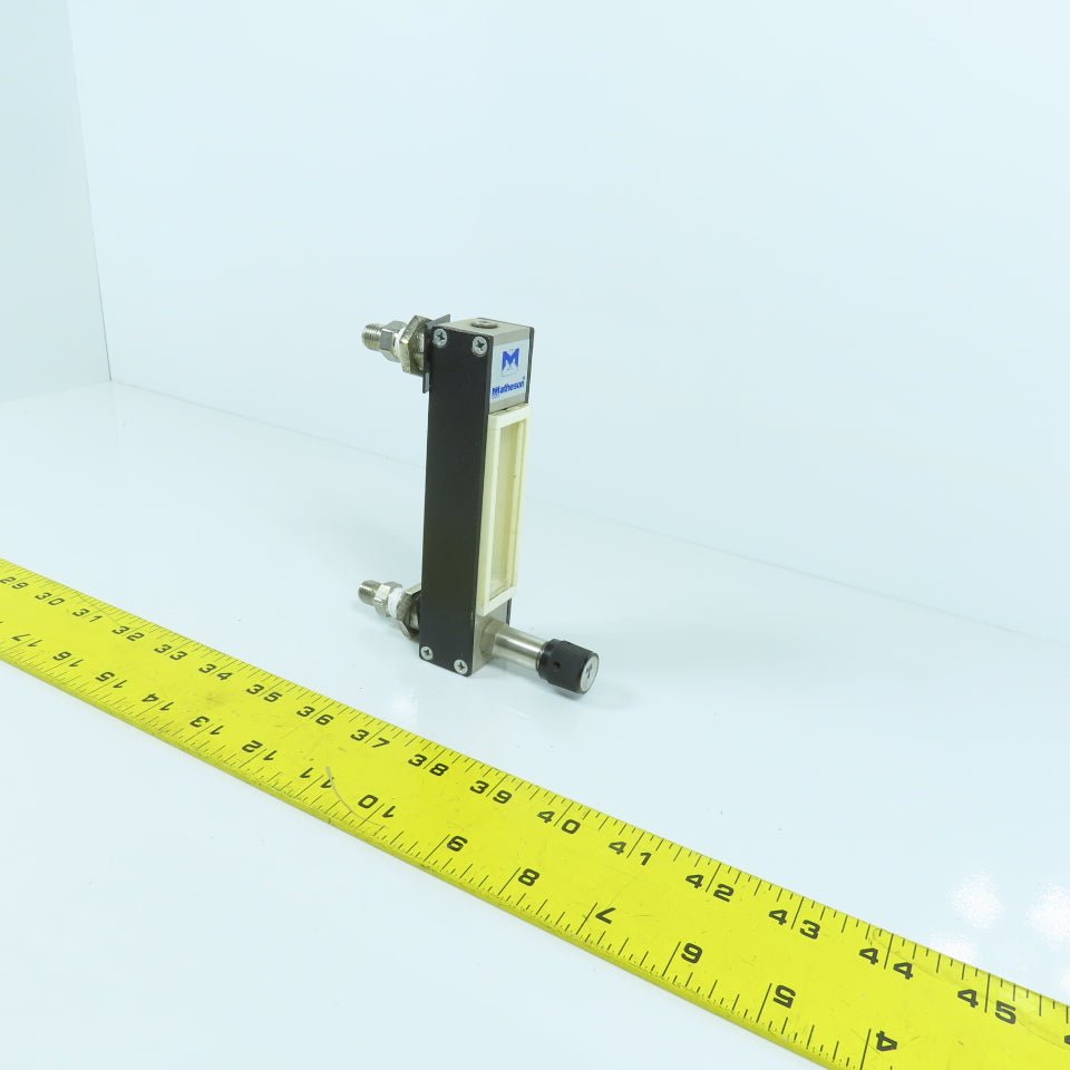 Matheson J1-4Y201-J209 FM-1000 Compact Flowmeter Stainless Steel With Valve