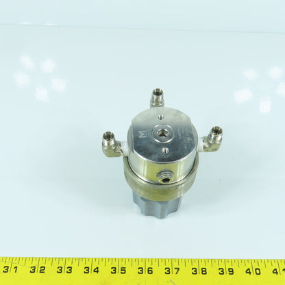 Matheson 3452 Stainless Steel High Flow Gas Line Regulator 500 PSI