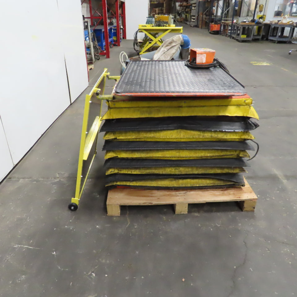 Presto XS24-10 1000 LB Electric Scissor Lift Turn Table 115/230V W/Ramp & Brake 1Ph