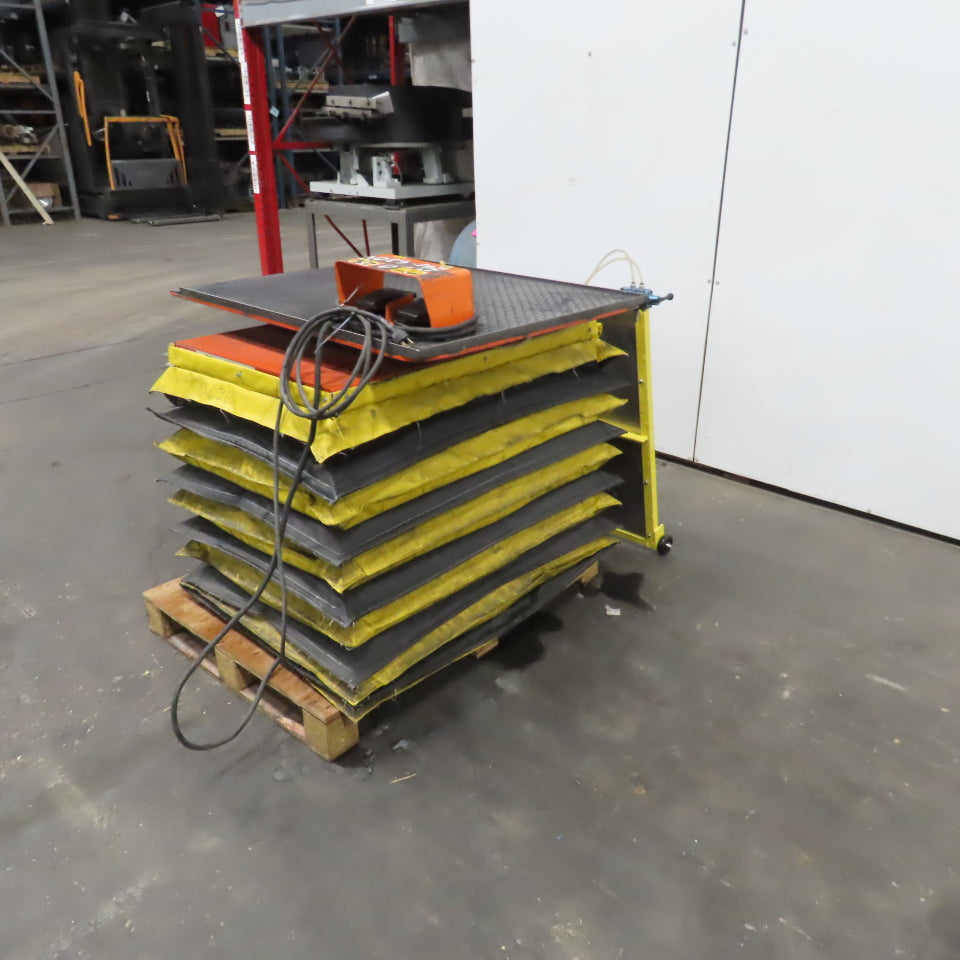 Presto XS24-10 1000 LB Electric Scissor Lift Turn Table 115/230V W/Ramp & Brake 1Ph