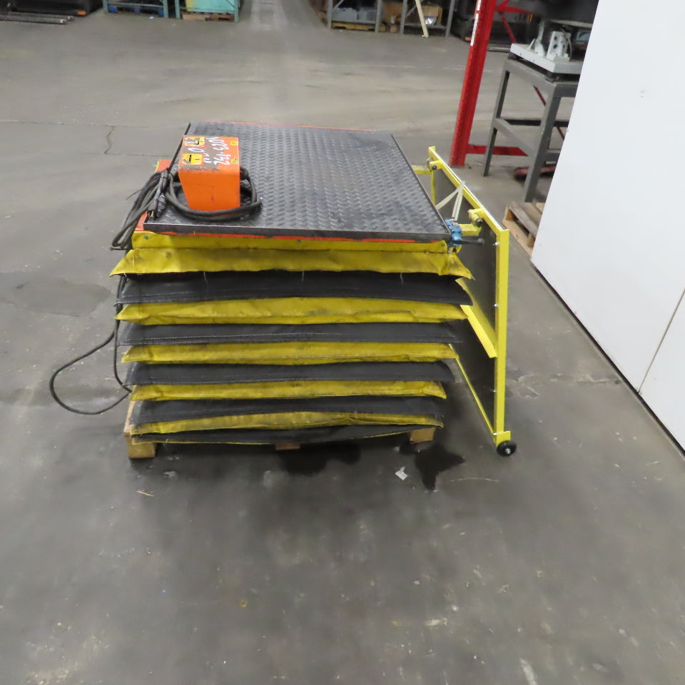 Presto XS24-10 1000 LB Electric Scissor Lift Turn Table 115/230V W/Ramp & Brake 1Ph