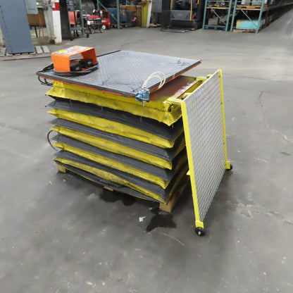 Presto XS24-10 1000 LB Electric Scissor Lift Turn Table 115/230V W/Ramp & Brake 1Ph