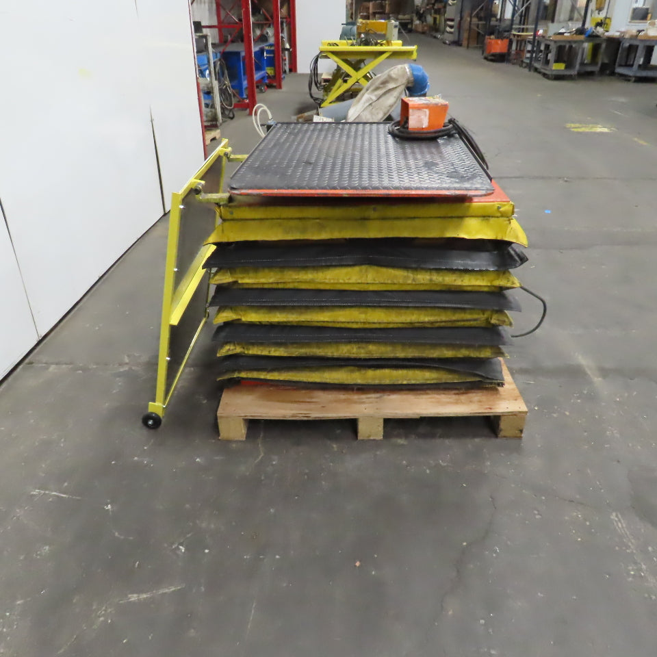 Presto XS24-10 1000 LB Electric Scissor Lift Turn Table 115/230V W/Ramp & Brake 1Ph