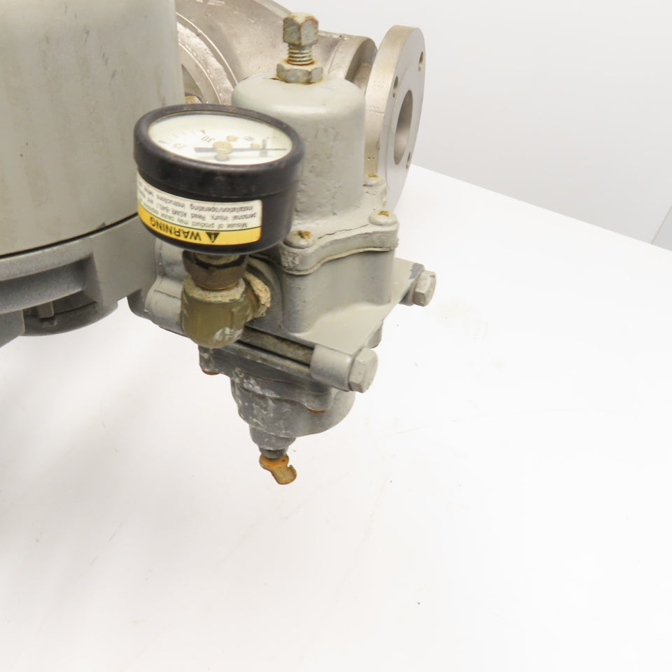 Fisher 667-EC 3" Flange Mount Stainless Steel Globe Valve 50VDC 150PSI Actuator