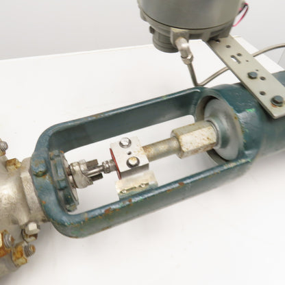 Fisher 667-EC 3" Flange Mount Stainless Steel Globe Valve 50VDC 150PSI Actuator