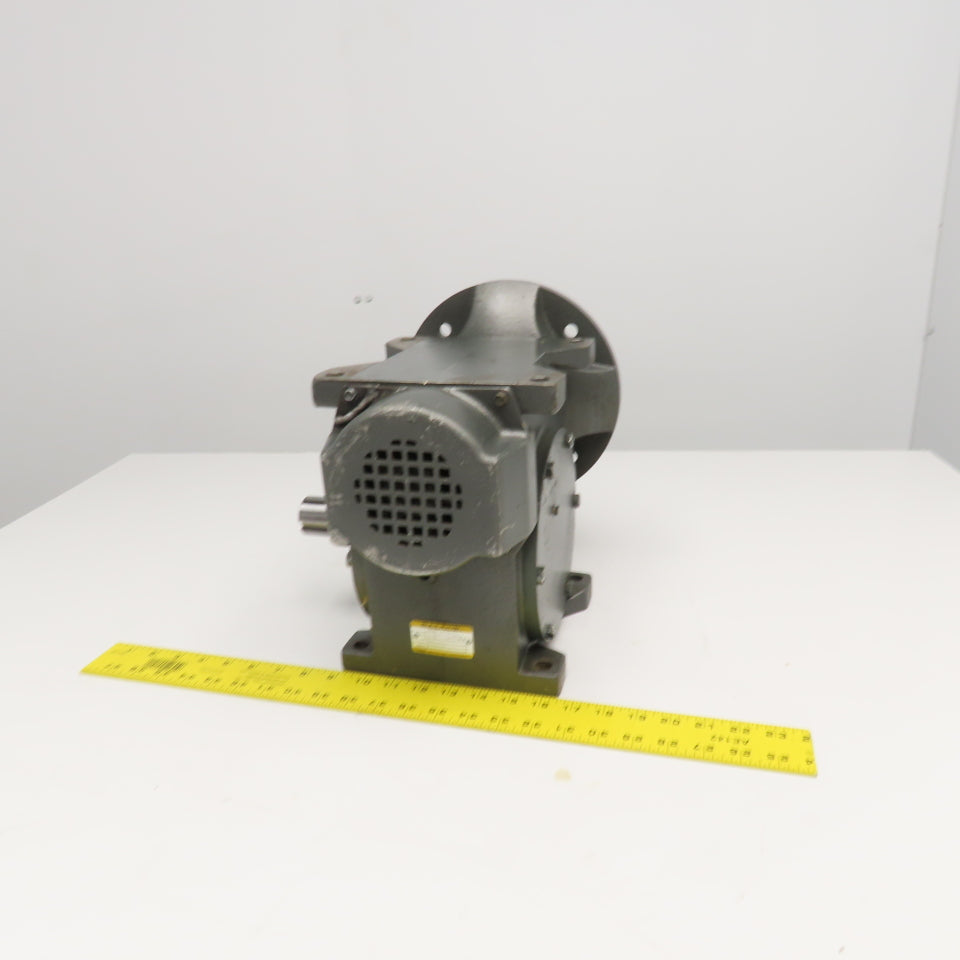 Baldor SVF-350-20-0-D 20:1 Ratio Right Angle Gear Reducer 87.5RPM 3.89Hp Max