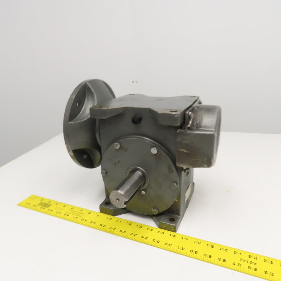 Baldor SVF-350-20-0-D 20:1 Ratio Right Angle Gear Reducer 87.5RPM 3.89Hp Max