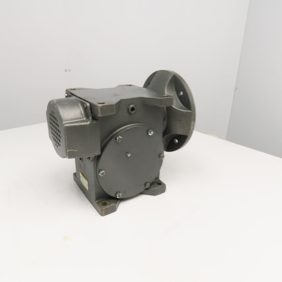 Baldor SVF-350-20-0-D 20:1 Ratio Right Angle Gear Reducer 87.5RPM 3.89Hp Max